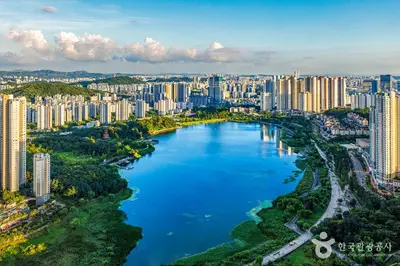 광교호수공원 전경