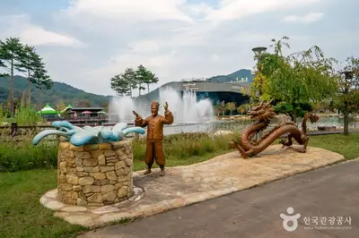 예천삼강문화단지 생태공원 전경